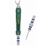 Chrome Seam Ripper Necklace Kit - Rippers plating.