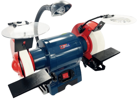 Spear & Jackson White Wheel Bench Grinder - 6’’ (150mm) - Sharpening Introducing the Grinder, a versatile tool designed