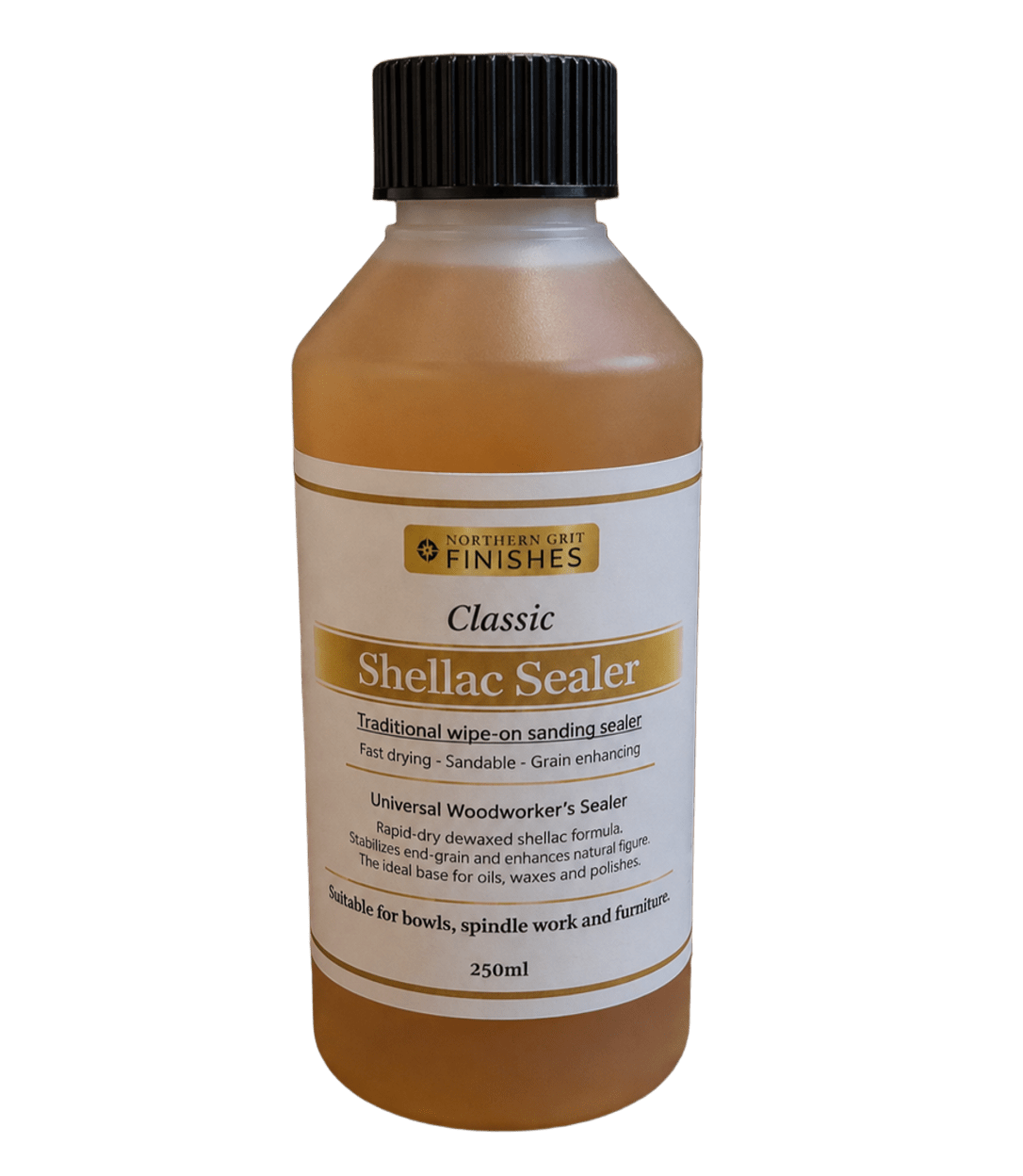 Classic Shellac Sanding Sealer 250ml - Northern Grit Finishes