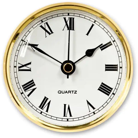 Clock Inserts 69mm - Insert • Quality clock inserts available in three sizes • Brass rims • Batteries not included.