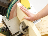 Record power ds300 Tilting Table  The table can tilt up to 45º, giving great flexibility of use, particularly when used in conjunction with the adjustable mitre fence (included).