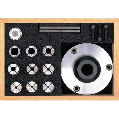 COLLET CHUCK & 10 COLLETS FOR PD400