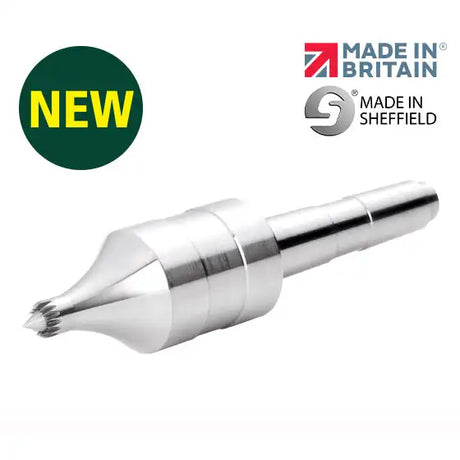 Coronet Falcon 10mm (3/8’’) Multi-Tooth Sprung Point Live Centre - Record Power
