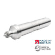 Coronet Hawk 10 mm (3/8”) Sprung Point Multi-Tooth Drive Centre 2 Morse Taper - Lathe Accessories Made in Sheffield