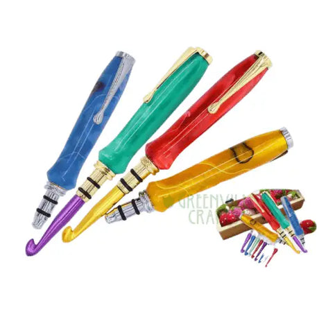Crochet hook kit sets - Chrome & Colour - Project Kit - Fast shipping