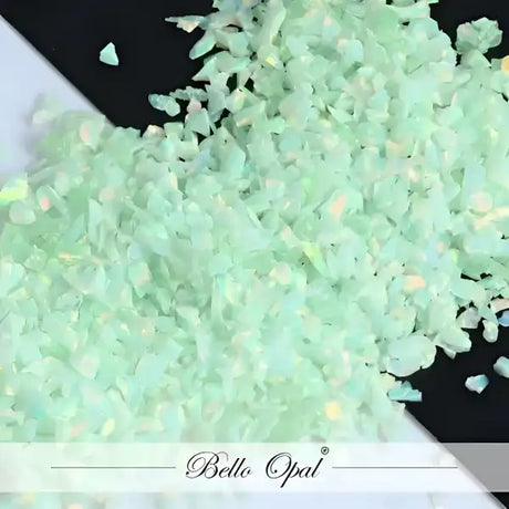 Crushed Opal 1-2mm (1g) - Green Apple - Our premium quality crushed synthetic is sold in 1g packs. A larger size