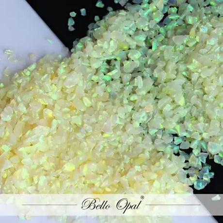 Crushed Opal 1-2mm (1g) - Lemon Yellow - Our premium quality crushed synthetic is sold in 1g packs. A larger size