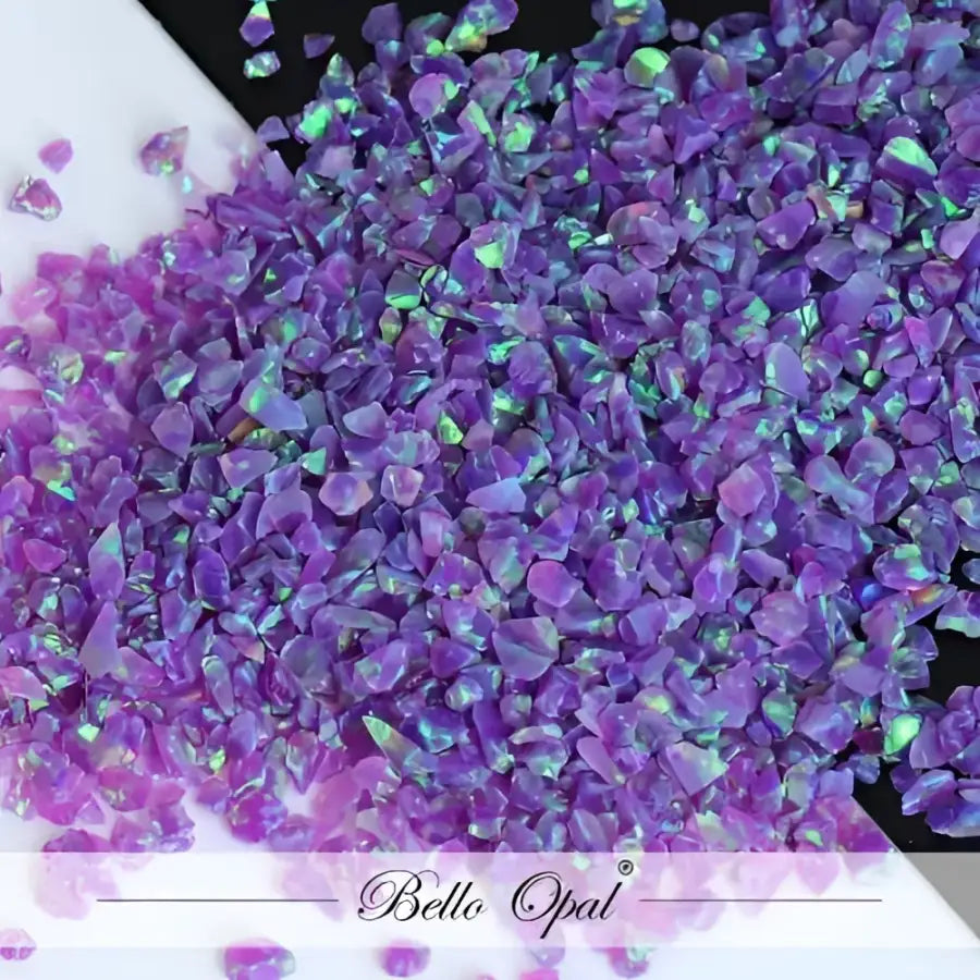 Crushed Opal 1-2mm (1g) - Multi Amethyst - Fast shipping