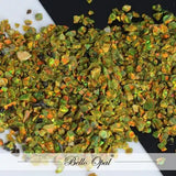 Crushed Opal 1-2mm (1g) - Multi-Olive - Our premium quality synthetic is sold in 1g packs. A larger size of than 1.5mm