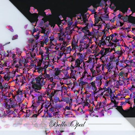 Crushed Opal 1-2mm (1g) - Royal Purple - Crushed Opal - Fast shipping