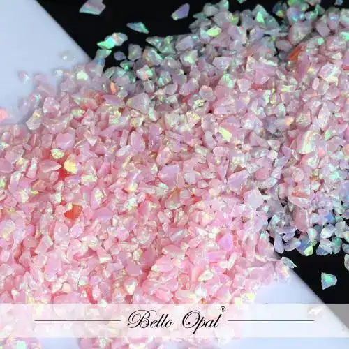 Crushed Opal 1.5mm to 160mesh (1g) - Sold in 1g packs. Bello (Lab Grown Synthetic Opal) - made with 80% Silica & 20%
