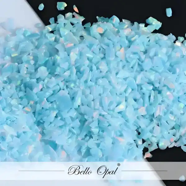Crushed Opal 1.5mm to 160mesh (1g) - Sold in 1g packs. Bello (Lab Grown Synthetic Opal) - made with 80% Silica & 20%
