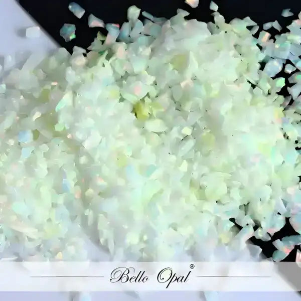Crushed Opal 1.5mm to 160mesh (1g) - Sold in 1g packs. Bello (Lab Grown Synthetic Opal) - made with 80% Silica & 20%