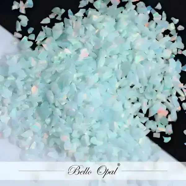 Crushed Opal 1.5mm to 160mesh (1g) - Sold in 1g packs. Bello (Lab Grown Synthetic Opal) - made with 80% Silica & 20%