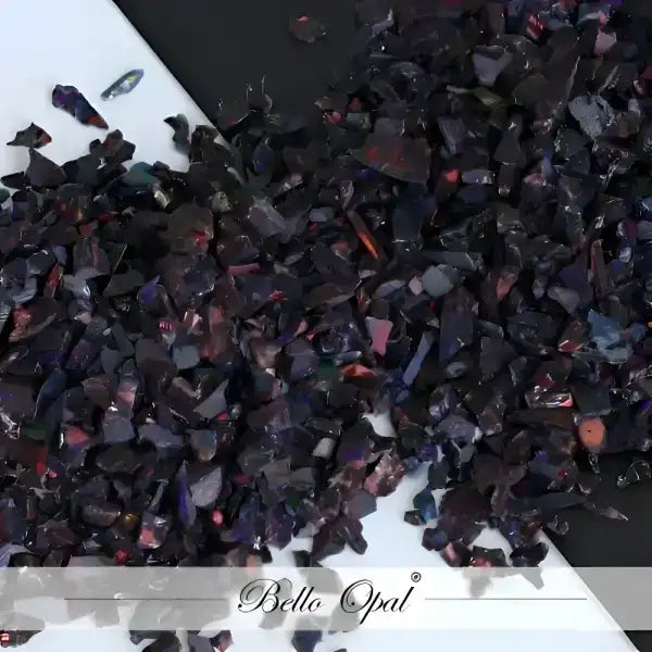 Crushed Opal 1.5mm to 160mesh (1g) - Sold in 1g packs. Bello (Lab Grown Synthetic Opal) - made with 80% Silica & 20%