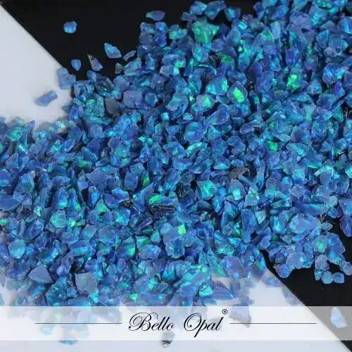 Crushed Opal 1.5mm to 160mesh (1g) - Sold in 1g packs. Bello (Lab Grown Synthetic Opal) - made with 80% Silica & 20%