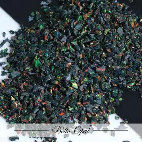 Crushed Opal 1.5mm to 160mesh (1g) - Sold in 1g packs. Bello (Lab Grown Synthetic Opal) - made with 80% Silica & 20%