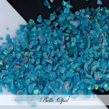 Crushed Opal 1.5mm to 160mesh (1g) - Sold in 1g packs. Bello (Lab Grown Synthetic Opal) - made with 80% Silica & 20%
