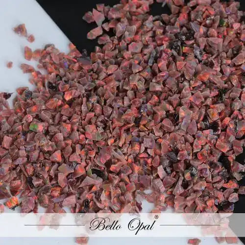 Crushed Opal 1.5mm to 160mesh (1g) - Sold in 1g packs. Bello (Lab Grown Synthetic Opal) - made with 80% Silica & 20%
