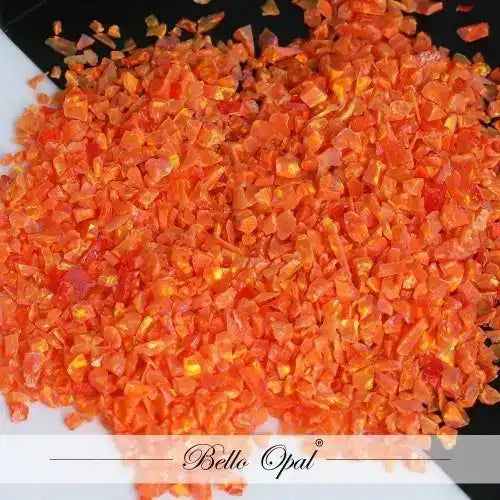 Crushed Opal 1.5mm to 160mesh (1g) - Sold in 1g packs. Bello (Lab Grown Synthetic Opal) - made with 80% Silica & 20%