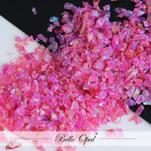 Crushed Opal 1.5mm to 160mesh (1g) - Sold in 1g packs. Bello (Lab Grown Synthetic Opal) - made with 80% Silica & 20%