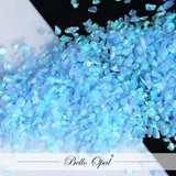 Crushed Opal 1.5mm to 160mesh (1g) - Sold in 1g packs. Bello (Lab Grown Synthetic Opal) - made with 80% Silica & 20%