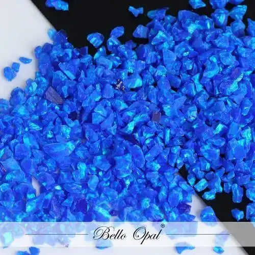 Crushed Opal 1.5mm to 160mesh (1g) - Sold in 1g packs. Bello (Lab Grown Synthetic Opal) - made with 80% Silica & 20%