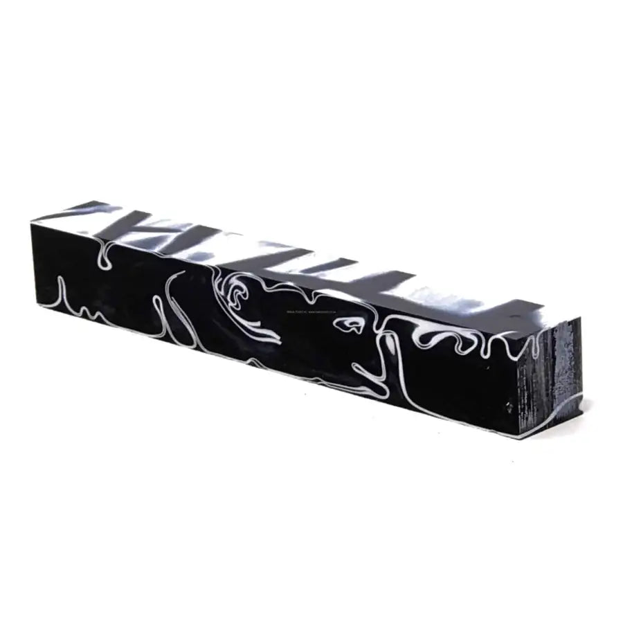 Cyclone Black/Blue & white Acrylic Kirinite Pen Blank Blanks Fast shipping