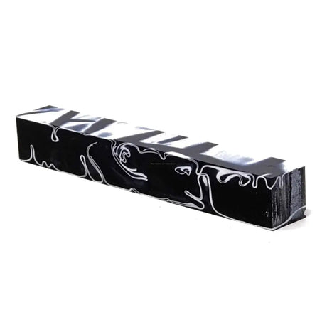 Cyclone Black/Blue & white Acrylic Kirinite Pen Blank Blanks Fast shipping