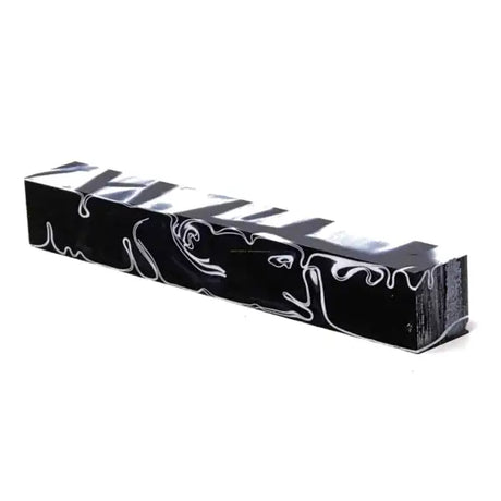 Cyclone - Black/Blue & white - Acrylic Kirinite Pen Blank - Blanks The in Black / Blue White is made Italy from high