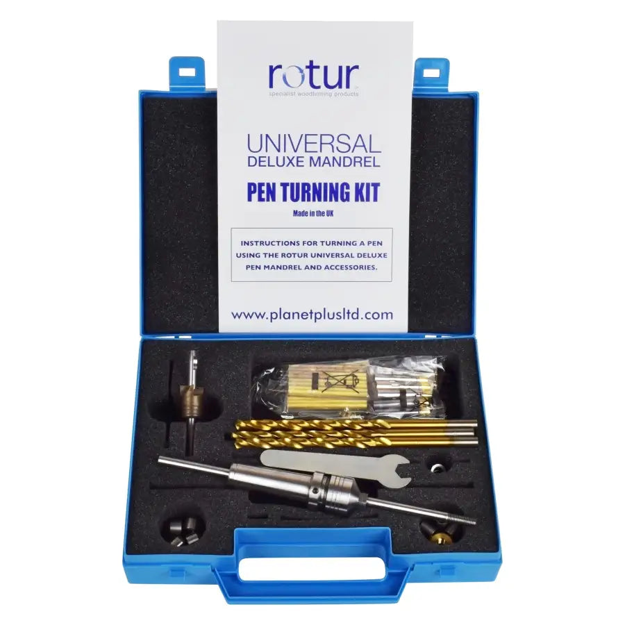 Deluxe Colleted Pen Mandrel & Turning Kit 1MT - Mandrels - Fast shipping