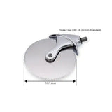 Deluxe Pizza Cutter Project Kit - Stainless Steel - project kit 4 inch. A great looking pizza cutter that actually