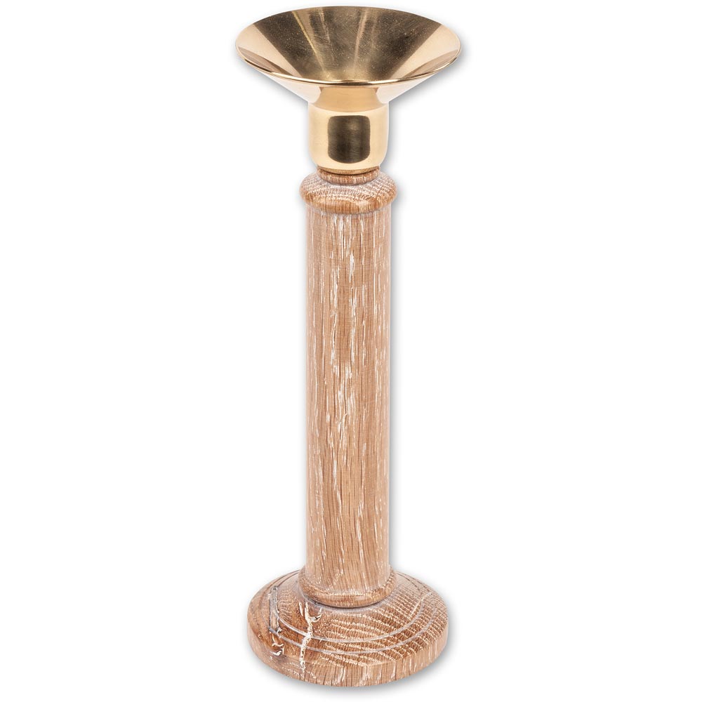 Deluxe Wide Rimmed Candle Cup - Solid Brass - or chrome finish 36mm high dish 65mm diameter Countersunk fixing hole