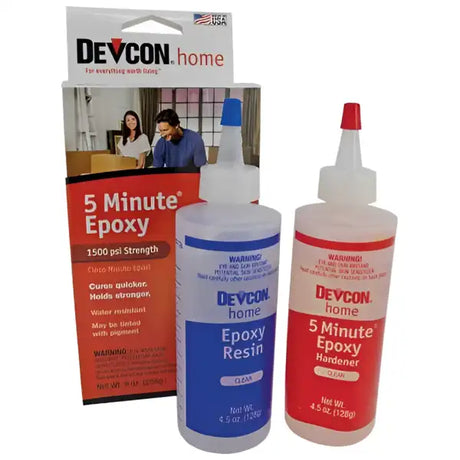 Devcon 2 part 5 minute epoxy 256g (Bottles)
