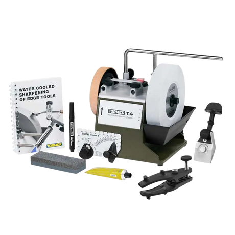 Tormek T-4 Bushcraft EN 230V Type G - Sharpening System With your Bushcraft, you can sharpen knives and axes to make
