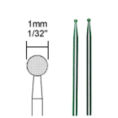 DIAMOND GRINDING BITS x 2 1.0mm - Rotary Tool