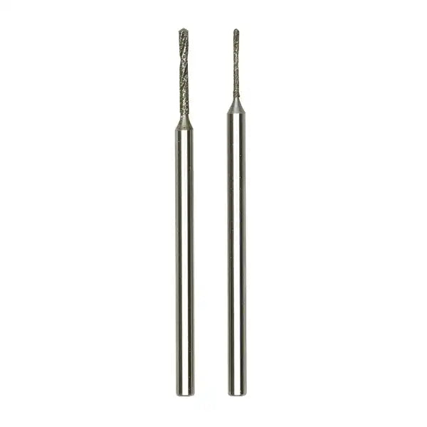 DIAMOND TWIST DRILLS - Drill Bits Diamond-coated for Proxxon rotary tools and mini, built to bore clean holes in glass,