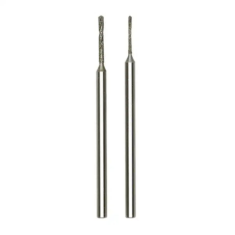 DIAMOND TWIST DRILLS - Drill Bits Diamond-coated for Proxxon rotary tools and mini, built to bore clean holes in glass,