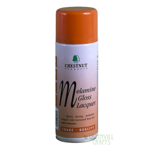 Melamine Gloss Lacquer - 400ml - Aerosol - Chestnut Products