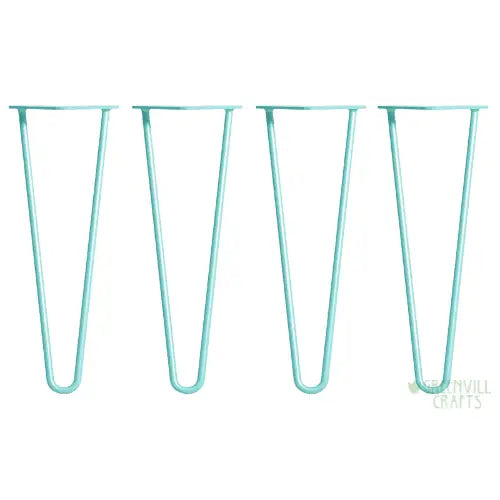 Duck Egg Blue Hairpin Table Legs 14’’ / 35cm Fast shipping