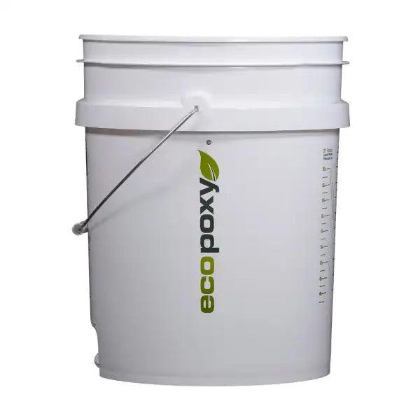 EcoPoxy 19L Resin Pour Pail - White - Elevate your project workflow with the innovative Pail.. revolutionary handle