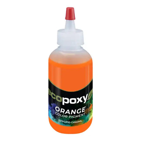 EcoPoxy 60ml Orange Colour Pigment - Epoxy Resin Pigments bottle Liquid pigments for epoxy resin Compatible