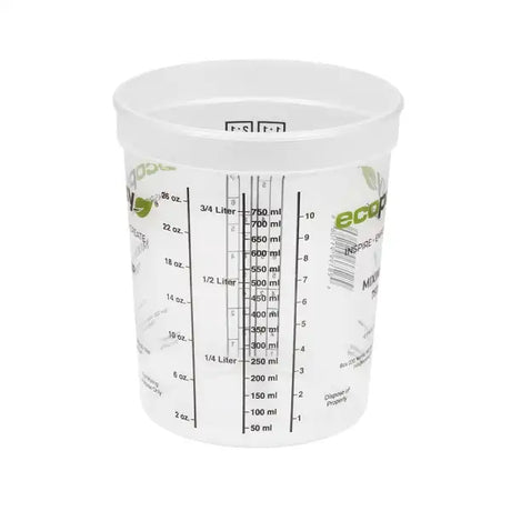 EcoPoxy 750ml Mixing Cup - Epoxy Resin Accessories Graduated Cups have been designed with our users in mind