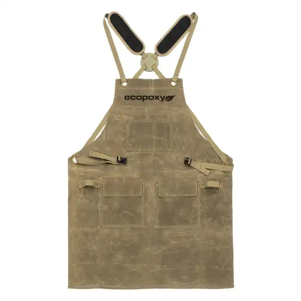 EcoPoxy Canvas Apron - Durable for Woodworkers & Artists The professional-grade is made from, hardwearing waxed