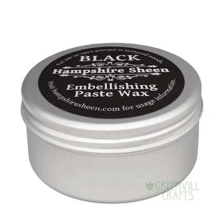 Embellishing Wax - Black - 60g - Hampshire Sheen - Fast shipping