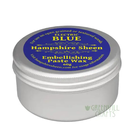 Embellishing Wax - Electric Blue - 60g - Hampshire Sheen - Fast shipping
