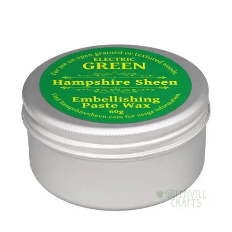 Embellishing Wax - Electric Green - 60g - Hampshire Sheen - Fast shipping