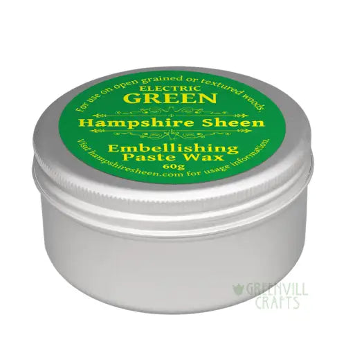 Embellishing Wax Electric Green 60g Hampshire Sheen Fast shipping