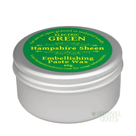 Embellishing Wax - Electric Green - 60g - Hampshire Sheen - Fast shipping