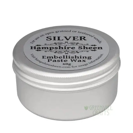 Embellishing Wax - Silver - 60g - Hampshire Sheen - Fast shipping